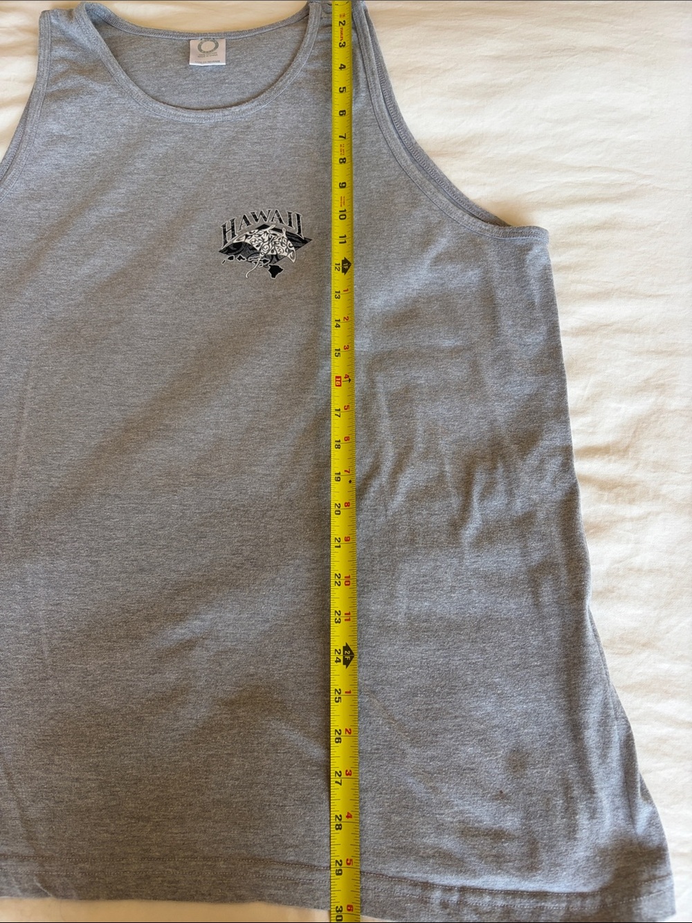 Gray Hawaii Graphic Tank Top
